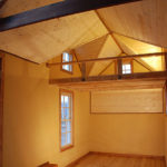 Tiny Smart House, Albany, Oregon, Washington Craftsman, interior, sleeping loft, woodwork