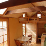 Tiny Smart House, Albany, Oregon, Washington Craftsman, sleeping loft, interior